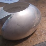 Silver Tea Pot with QR Code- Erik Tdäng